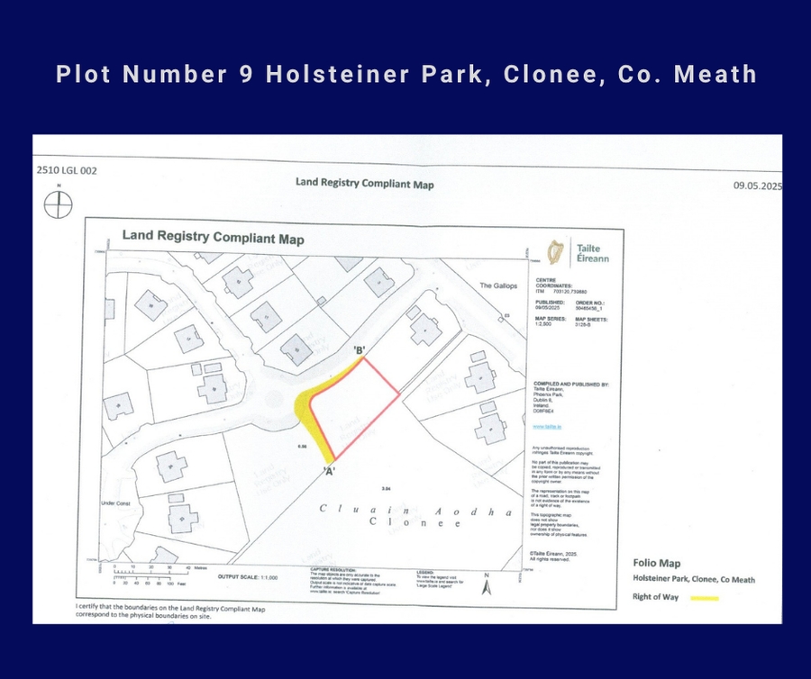 Plot Number 9, Holsteiner Park, Clonee, Co. Meath.