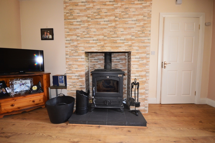 Stove in Living Room