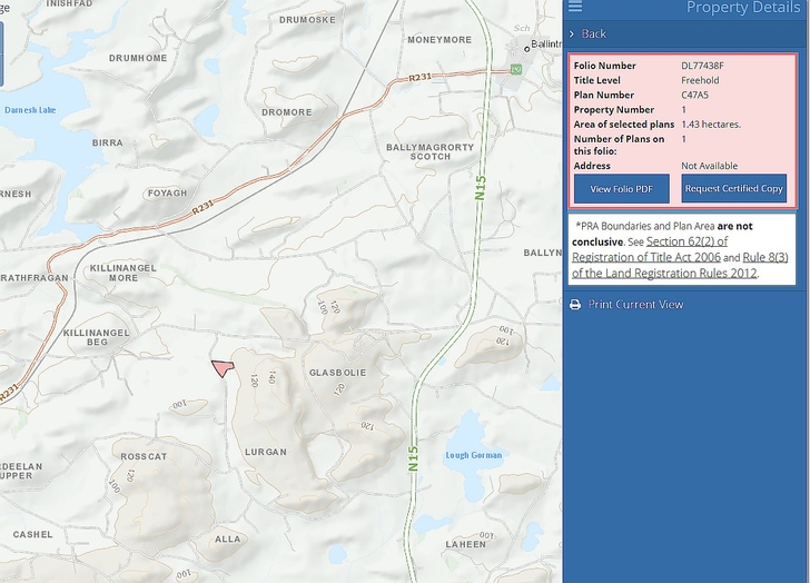 Location of Plot